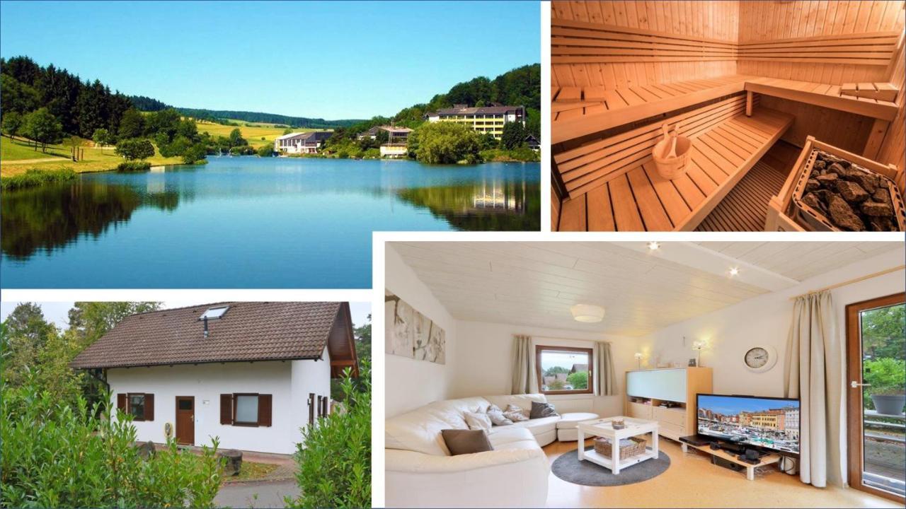 Seepark Kirchheim Ferienhaus Bei Anne Mit Sauna Εξωτερικό φωτογραφία